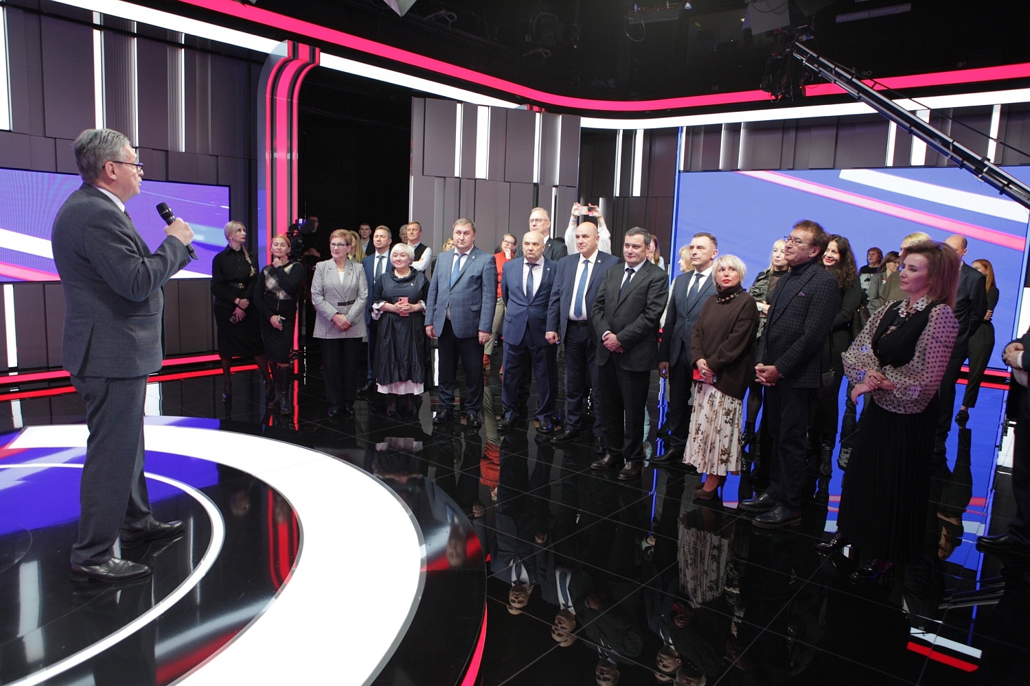 Первые в новой студии